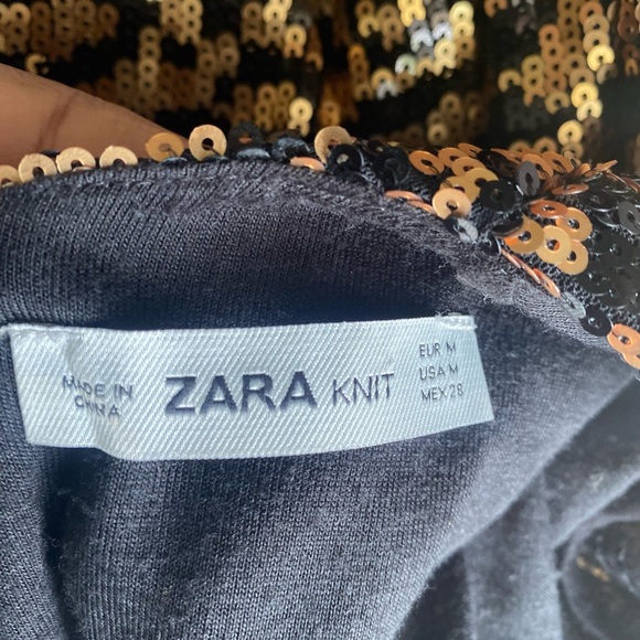 Zara Slip on Leopard sequin dress - Picture 9 of 13